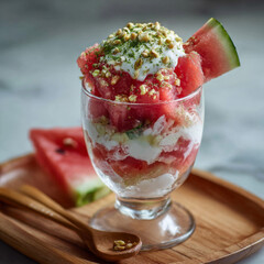 ウォーターメロンパフェ