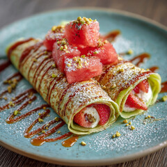 ウォーターメロンクレープ