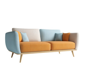 Fototapeta premium sofa isolated on white background