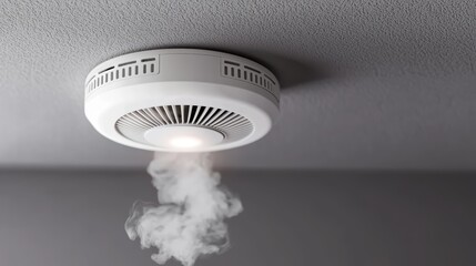Smoke Detector with Exhaust Fan Preventing Fire Hazards at Home