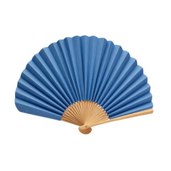 traditional chinese fan on white background