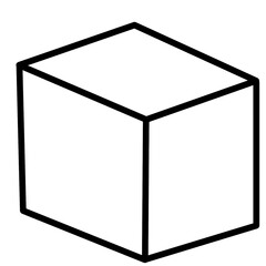 blank box outline