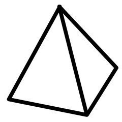 pyramid outline