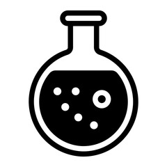 flask glyph icon