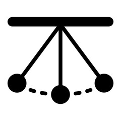 pendulum glyph icon