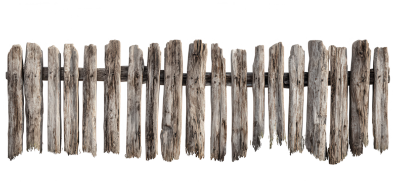 wood wall on white background