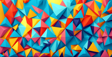 colorful abstract geometric low poly background