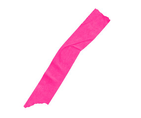 Naklejka premium Pink Masking Tape Isolated on Transparent Background