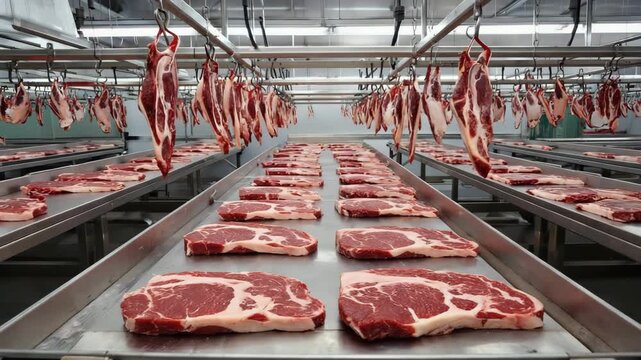 Automated meat processing line ensures quality cuts for consumers and chefs