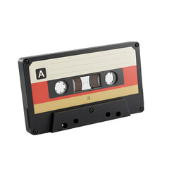 Obraz premium Illustration Of A Cassette Tape On A Transparent Background Isolated Object