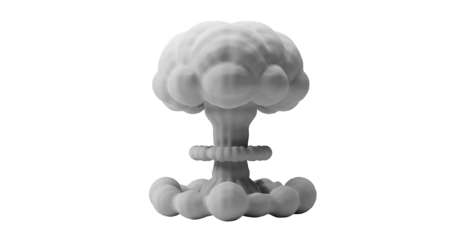 Mushroom Cloud from Nuclear Explosion