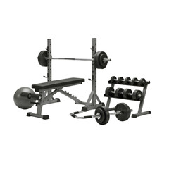 Fototapeta premium Gym Equipment Set in Gray Color on Transparent Isolated Background Photo