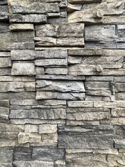A Simple Texture Background of Grey Brick Rocks