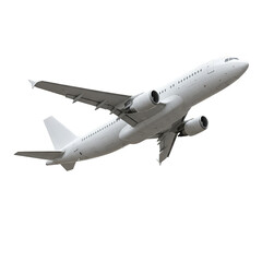 Isolated Airplane In Flight Illustration With Transparent Background