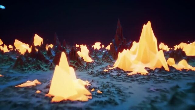 Neural Flight Over Fractal Mindscape