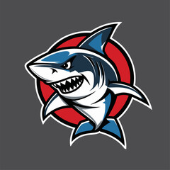 illustration of a shark as a mascot