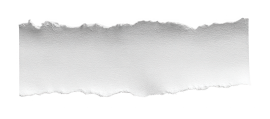 torn paper on white background