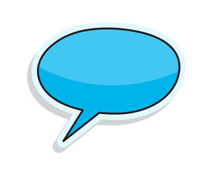 Colorful speech bubbles in Hand-drawn style , chatting box, message box, think balloon, speak bubble, cartoon elements vector illustration	