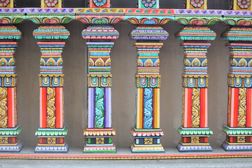 Colorful Hinduism temple