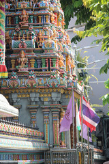 Colorful Hinduism temple