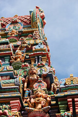 Colorful Hinduism temple