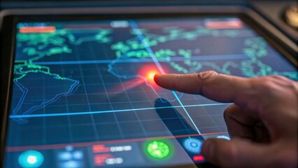 Engaging in threat hunting in cloud networks requires precise navigation and analysis of global data on interactive displays