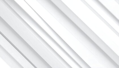 Obraz premium Diagonal lines of varying shades of white create a clean, minimalist design