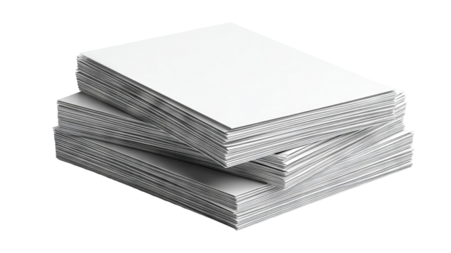 Stack of blank business cards mockup — high-resolution, isolated with transparent background feel for easy cutout, clean minimal studio lighting, front and edge view template with copy space