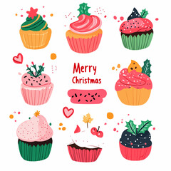 Ice cream pattern. Exquisite vector patterns