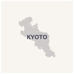 Obraz premium 京都府のアイコン、日本の47都道府県のアイコンより. Kyoto Prefecture icon, from the icons of Japan's 47 prefectures