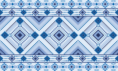 A bold modern tribal geometric pattern with symmetrical shapes and vibrant color contrasts. Perfect for textiles, fashion, and boho-inspired design.