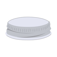 per metall bottle cap cartoon vector illustration