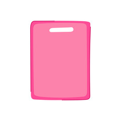ecofriendly plastic cutting board cartoon vector illustration