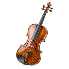 Fototapeta premium violin on white background