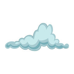 cumulus rain cloud cartoon vector illustration