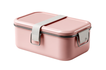 Stylish pink lunch box for on the go meals