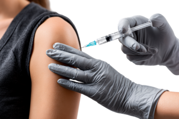 Vaccination process during a health check up