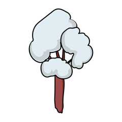 Stylized tree representing nature and environment