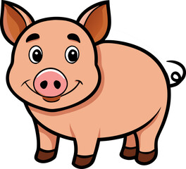 cartoon pig cartoon