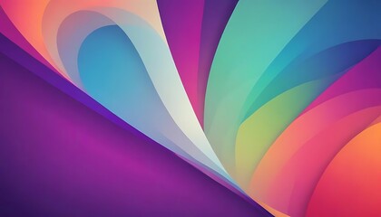 Fototapeta premium Abstract colorful background with dynamic shapes and smooth gradients