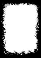 Grunge frame overlay