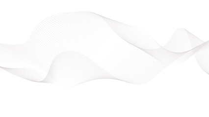 Abstract wave element for design. Digital frequency track equalizer. Wave with lines created using blend tool. Curved wavy line, smooth stripe.