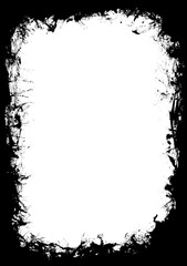 Grunge frame overlay