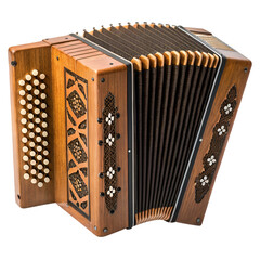 accordion isolated on white background