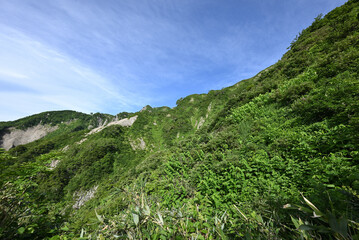 Climbing Mount Amakazari, Niigata, Japan