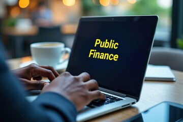 Fototapeta premium Public Finance and Government Budgeting, illustrating economic policy and financial administration