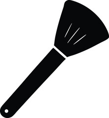 brush with compact vector icon.