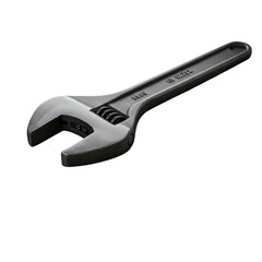 Obraz premium Isolated Silver Wrench Tool on a Transparent Background Realistic Image