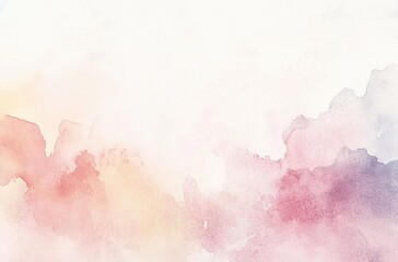 Obraz premium Pastel Watercolor Sky Background.