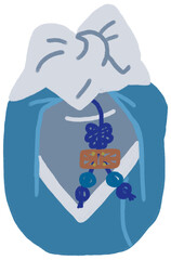 보자기 포장된 선물